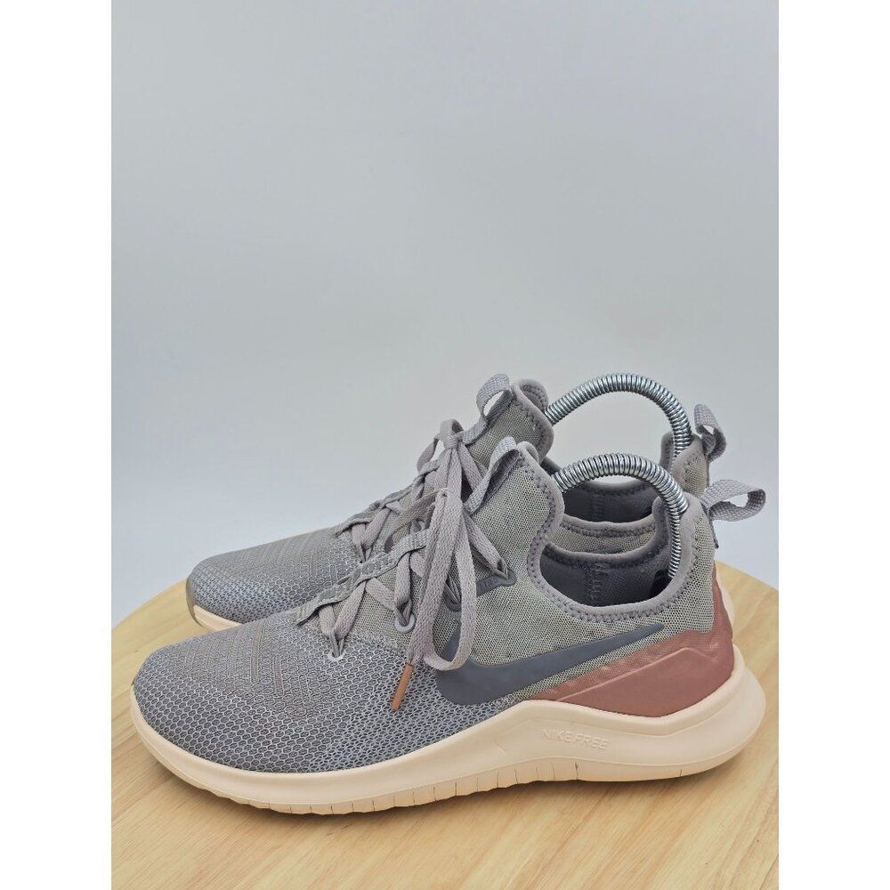 Nike Free TR 8 Premium Running Shoes CD9562-098 Gray Silver Rose Women's Sz 7.5 - Picture 2 of 9